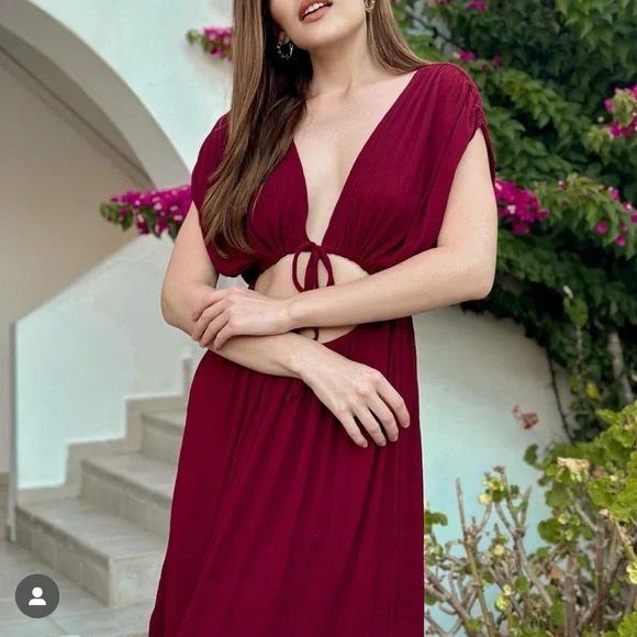 Cut out maxi dress - new condition - Picture 2 of 3